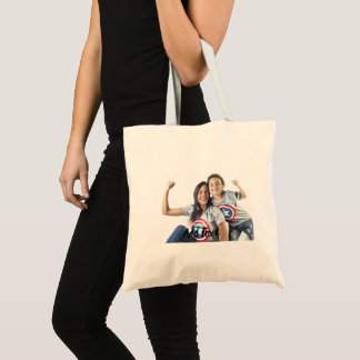 Bolsa Tote Foto e texto personalizados.