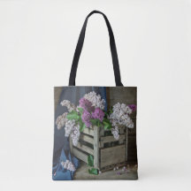 Foto Floral Rustic Purple and White Lilacs