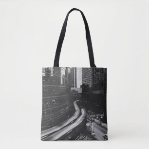 BOLSA TOTE FOTO GRAYSCALE DA CIDADE