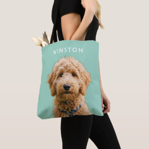 Bolsa Tote Foto Nome de Cachorros Personalizados - LEIA A DES