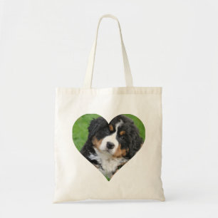 Bolsa Tote Foto personalizada - CORAÇÃO Cachorro