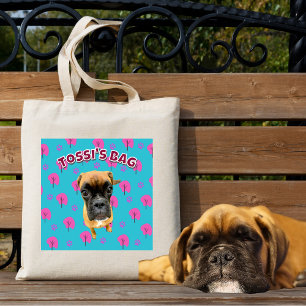 Bolsa Tote Foto personalizada de cão - Diversão e Doce Novo P