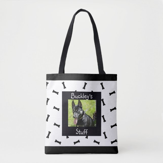 Bolsa Tote Foto personalizada do animal de estimação (Frente)