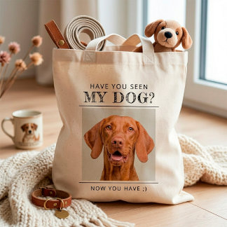 Bolsa Tote Foto Personalizada do Meu Cachorro
