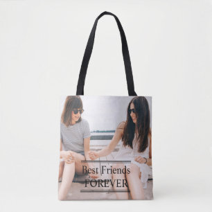 Bolsa Tote Foto personalizada: melhor amigo para sempre