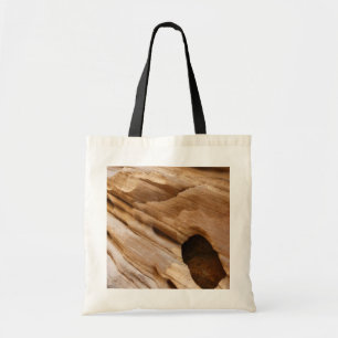 Bolsa Tote Fotografia Abstrata da Parede do Zion Canyon I