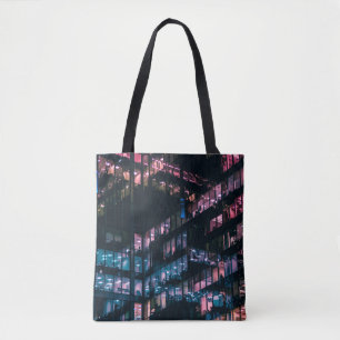 BOLSA TOTE FOTOGRAFIA ARQUITETURAL DE CONSTRUÇÃO COM PESSOA
