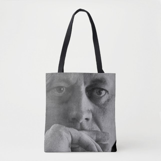 Bolsa Tote Fotografia de John F. Kennedy (Frente)