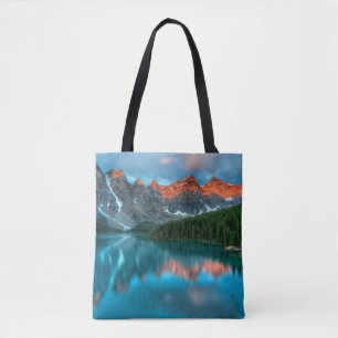 Bolsa Tote Fotografia de paisagem Cena Montanha e Lago