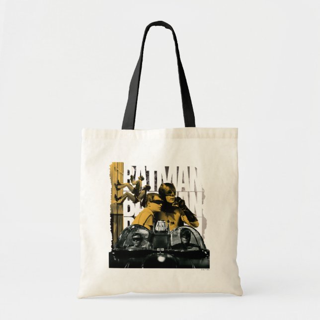 Bolsa Tote Fotografia Dinâmica Duo Scrapbook (Frente)