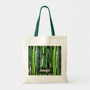 Bolsa Tote Fotografia do Bambu Verde
