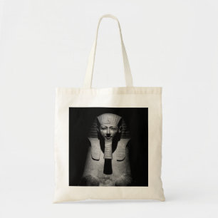 Bolsa Tote Fotografia do Faraó Rei Preto e Branco