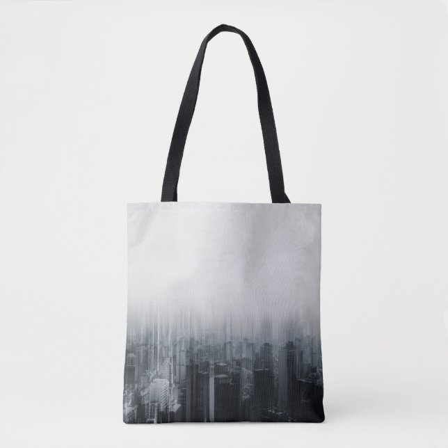 BOLSA TOTE FOTOGRAFIA DO PERÍODO DE TEMPO DO EDIFÍCIO DA CIDA (Frente)