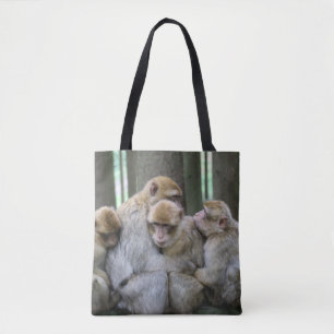 Bolsa Tote Fotografia Hug da Família Ape Cute