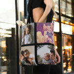 Bolsa Tote Fotografias Personalizadas Exclusivas para Colagem<br><div class="desc">Colagem de Fotografias Saco de modelo Personalizado Único 8 Fotografias de Ricaso</div>