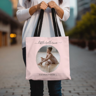 Bolsa Tote Fotom Pequena Bailarina Rosa Pálido Ballet
