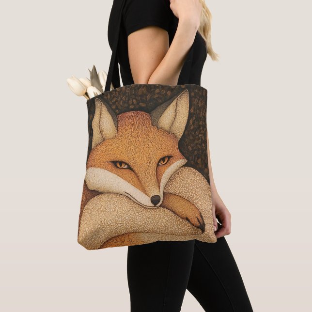 Bolsa Tote Fox Lovers (Close Up)