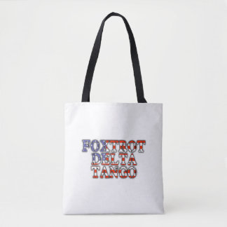 Bolsa Tote Foxtrot Delta Tango Patriótico