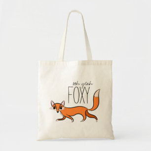 Bolsa Tote Foxy Cute Fox Slogan