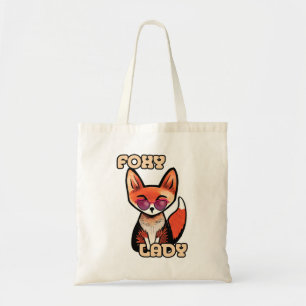 Bolsa Tote Foxy Lady   Raposa-branca