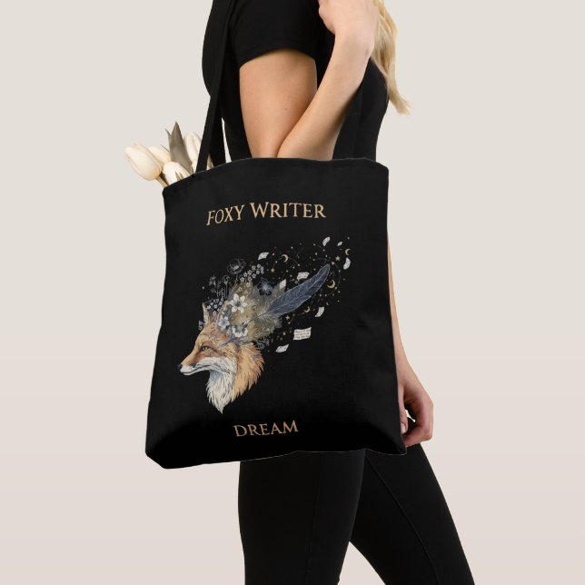 Bolsa Tote Foxy Writer Sonho Celestial | Raposa Caprichosa &  (Close Up)