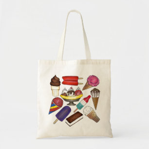 Bolsa Tote Fração do Sorvete de Ameaças Congelado