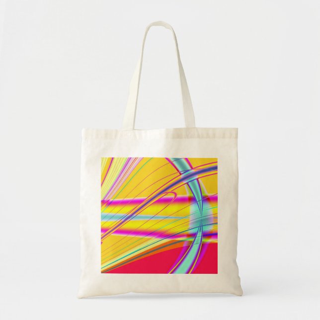 Bolsa Tote Fractal Abstrato 061012e (Frente)