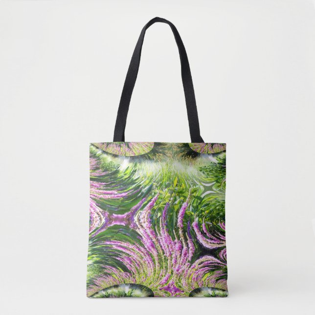 Bolsa Tote Fractal de Paisagem do Cog (Frente)