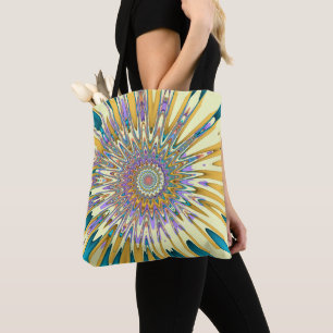 Bolsa Tote Fractal de relógio