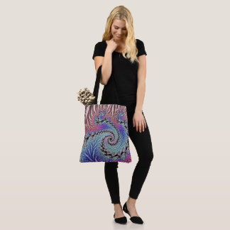 Bolsa Tote Fractal Espiral Funky