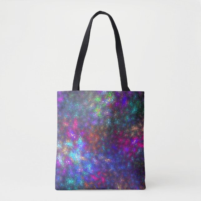 Bolsa Tote Fractal Rainbow (Frente)