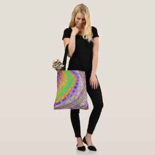 Bolsa Tote Fractal vibrante