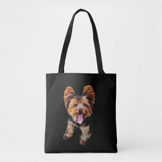 Bolsa Tote Fractalius Yorkie (Frente)