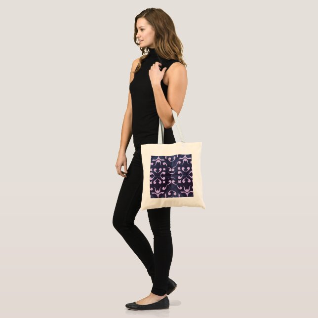 Bolsa Tote Fragmento Solar abstrato Geométrico  (Frente (modelo))