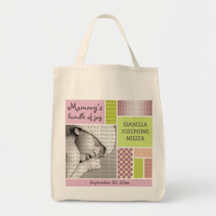 Bolsa Tote Fralda/Mamãe de Fotografias Personalizadas do Pat