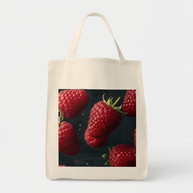 Bolsa Tote framboesa (Frente)