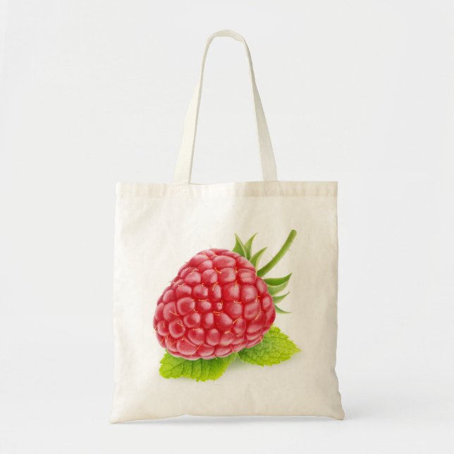 Bolsa Tote Framboesa e hortelã (Frente)