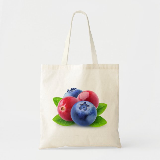 Bolsa Tote Framboesas frescas (Frente)