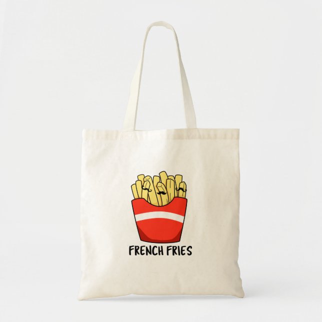 Bolsa Tote Francês Fries Engraçado Rápido Comida (Frente)