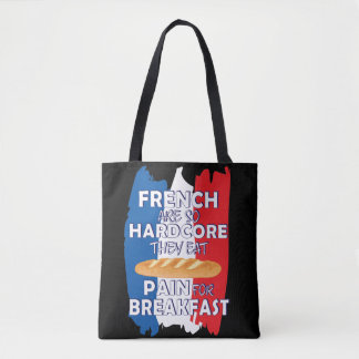 Bolsa Tote Franceses São Tão Duros Que Comem Dor Para O Café