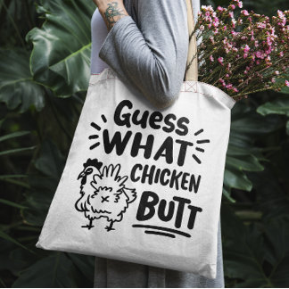 Bolsa Tote Frango Engraçado