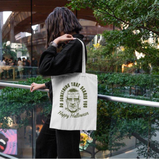 Bolsa Tote Frankenstein Halloween (Criador carregado)
