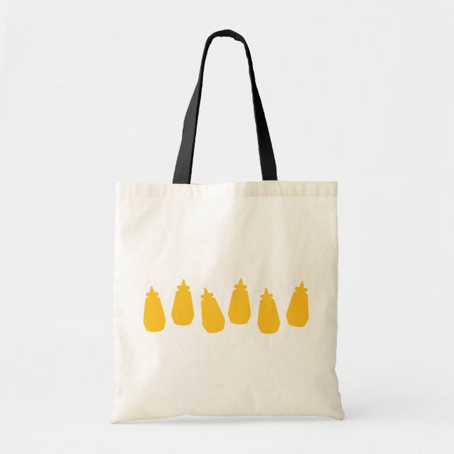 Bolsa Tote Frascos de mostarda (Frente)