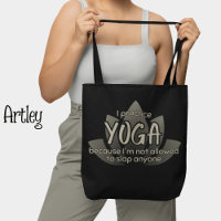 Frase Engraçada Lótus Negra Yoga Flor