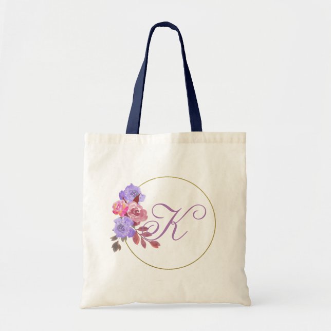 Bolsa Tote Frasto Floral Personalizado (Frente)