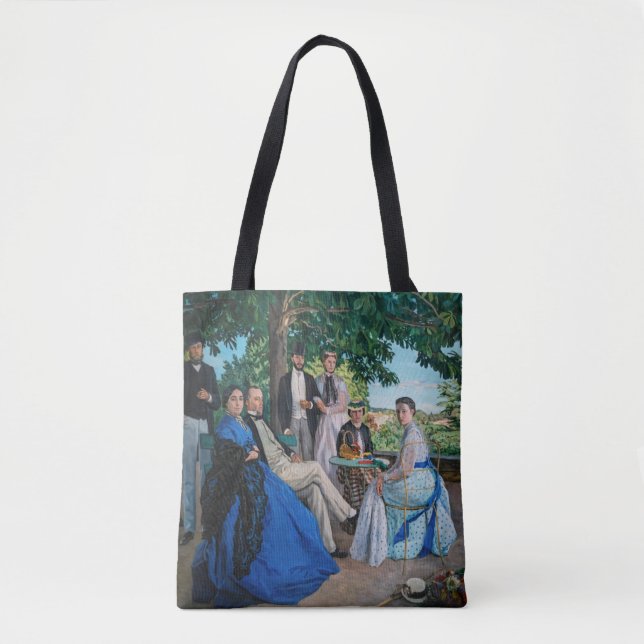 Bolsa Tote Frederic Bazille - A Reunião Familiar (Frente)
