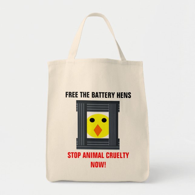 Bolsa Tote Free The Battery Hens Tote (Frente)