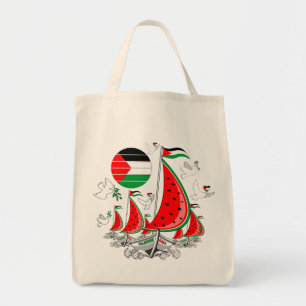 Bolsa Tote Freedom Global Sumud Flotilla Boats para Gaza