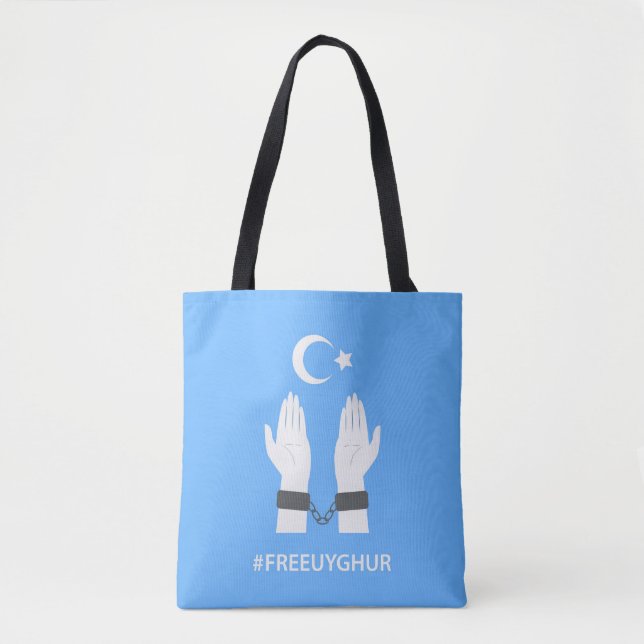BOLSA TOTE #FREEUYGHUR (Frente)