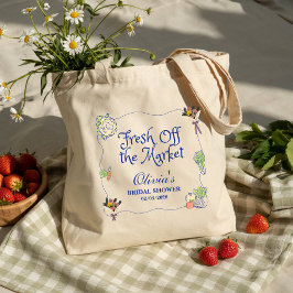 Bolsa Tote Fresh Off the Market Bridal Shower Whimsical